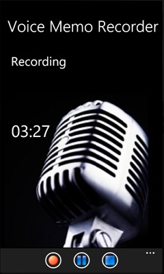 WP7 Voice Memo Recorder