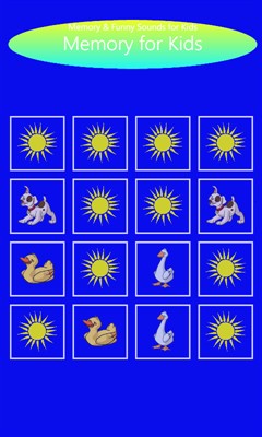 WP7 Memory and Funny Sounds for Kids